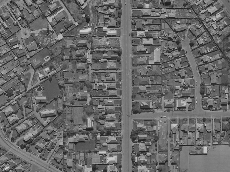 149 Idris Road from the air, 1970-1974