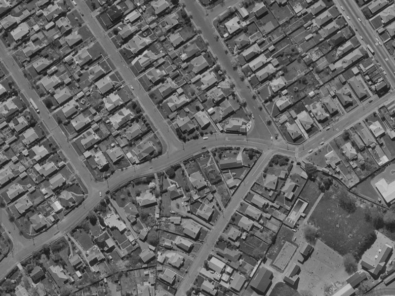 52 Westminster Street from the air, 1970-1974