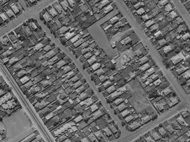36 Mersey Street from the air, 1970-1974