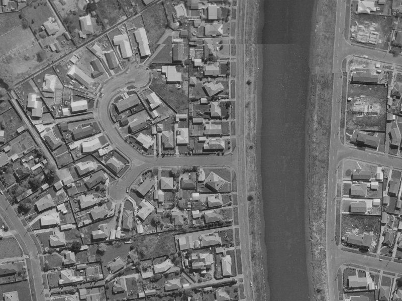 279E Locksley Avenue from the air, 1970-1974