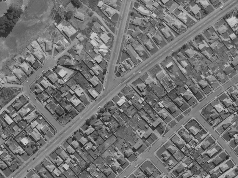278A Wainoni Road from the air, 1970-1974
