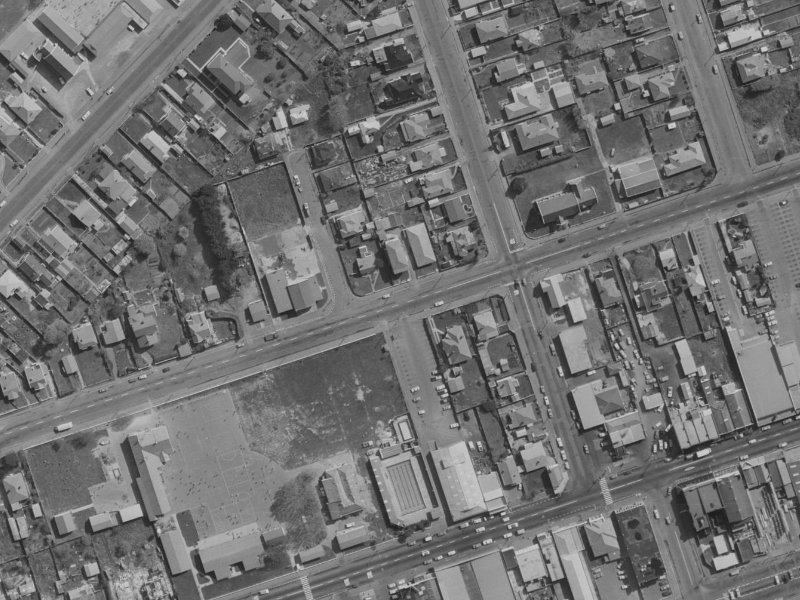 74 Hawke Street from the air, 1970-1974