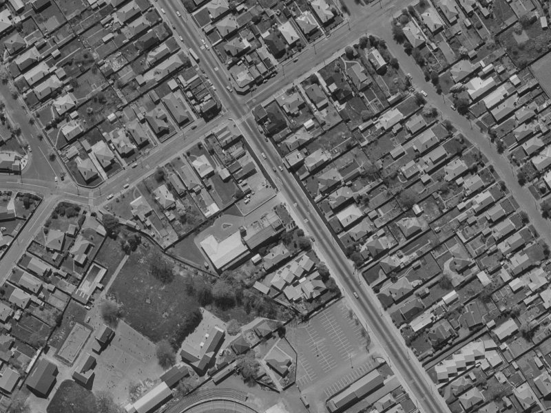 145 Cranford Street from the air, 1970-1974