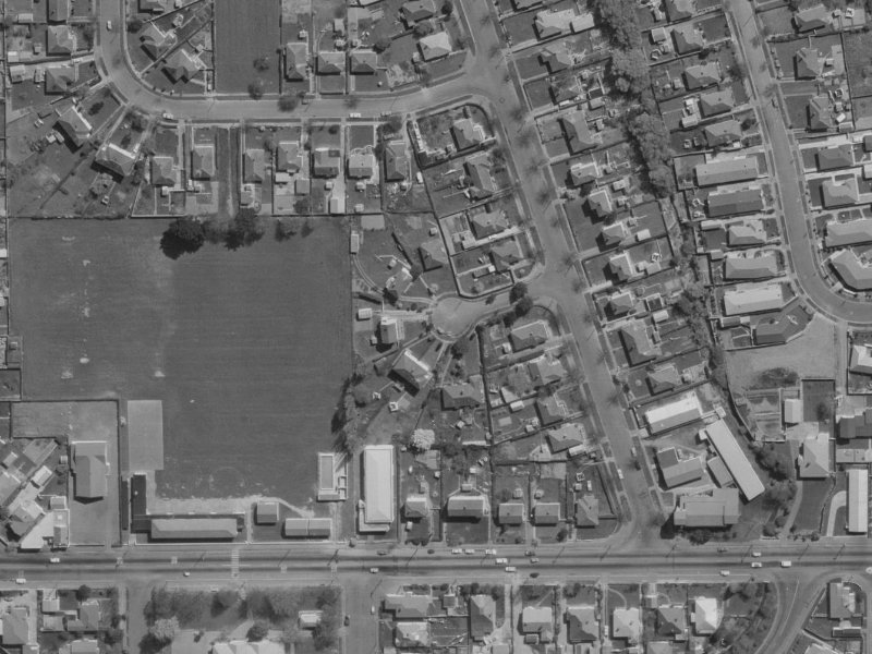9 Allison Place from the air, 1970-1974