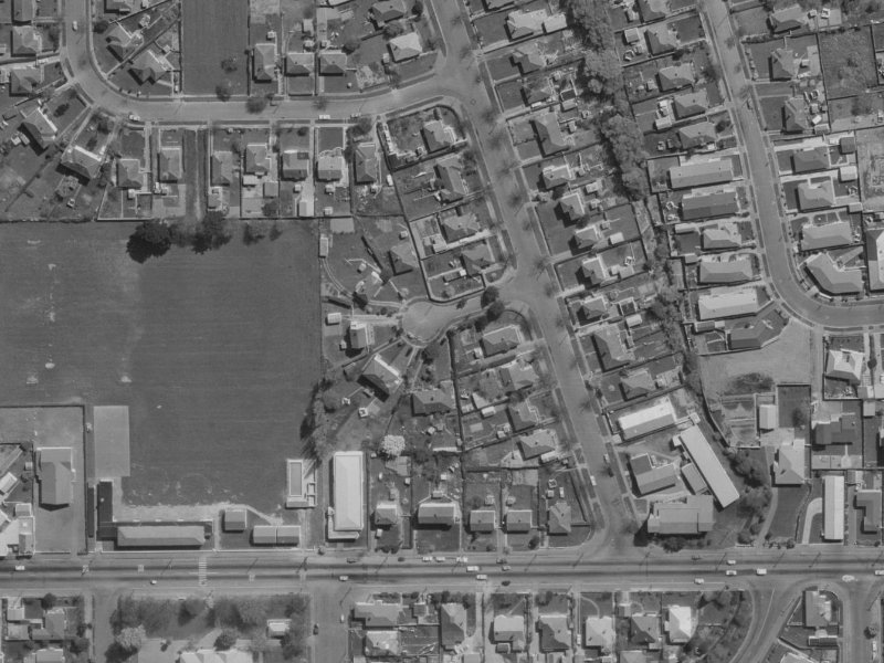 3 Allison Place from the air, 1970-1974