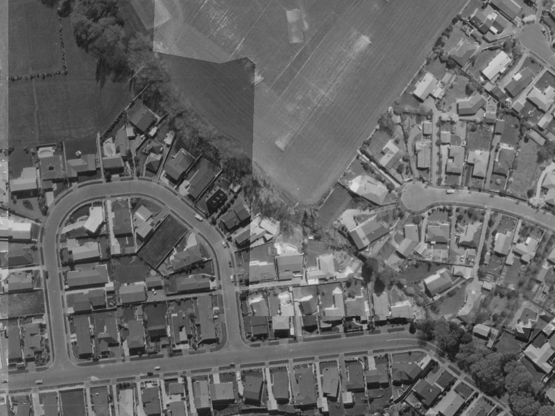 10 Guinness Crescent from the air, 1970-1974