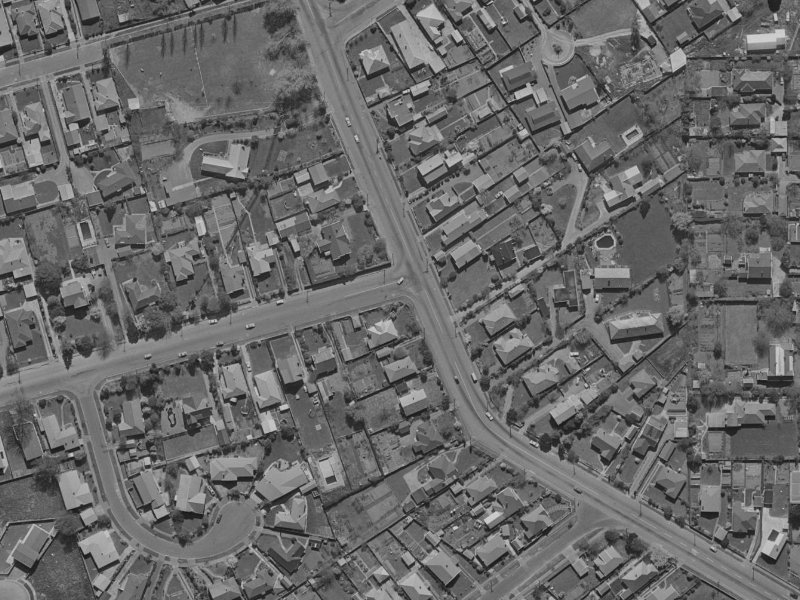 510 Ilam Road from the air, 1970-1974