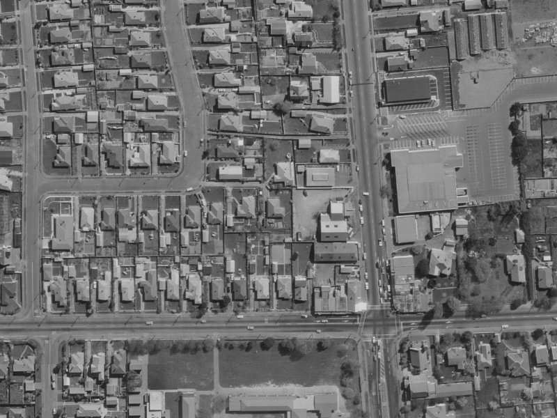 14B Sabina Street from the air, 1970-1974