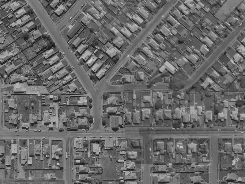 8 Harrison Street from the air, 1970-1974