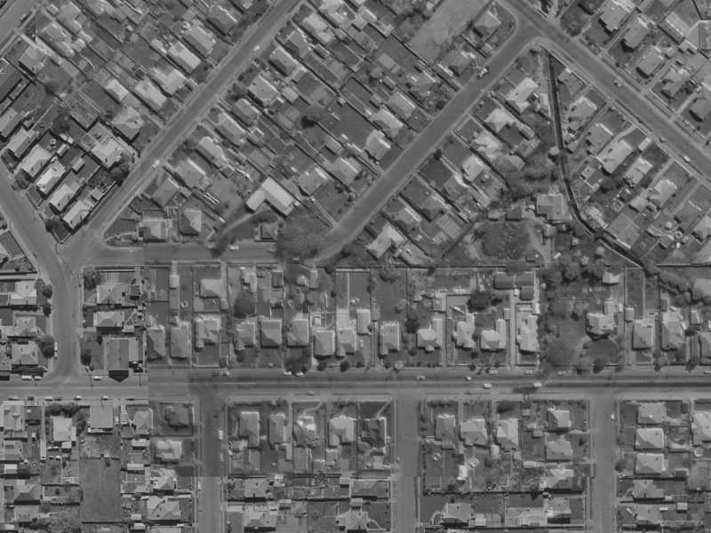 95 Warrington Street from the air, 1970-1974
