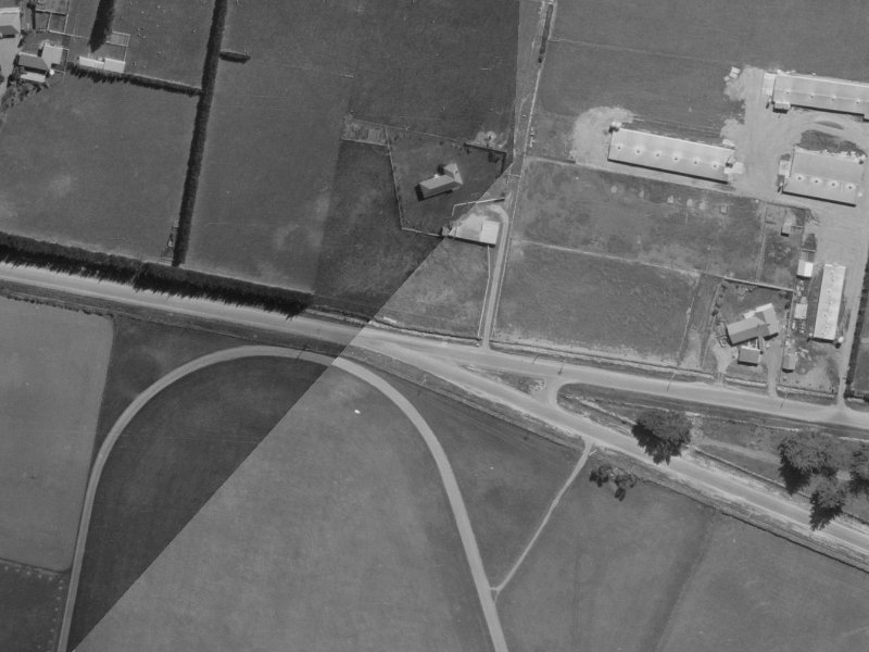 164 Old West Coast Road from the air, 1970-1974