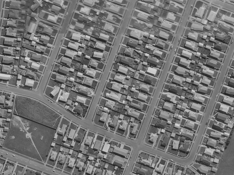 10 Belmont Street from the air, 1970-1974