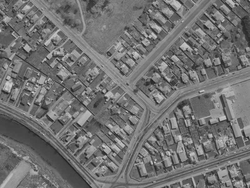 396 Keyes Road from the air, 1970-1974