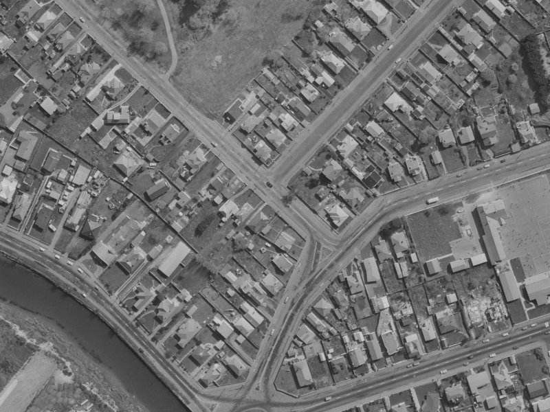 398 Keyes Road from the air, 1970-1974
