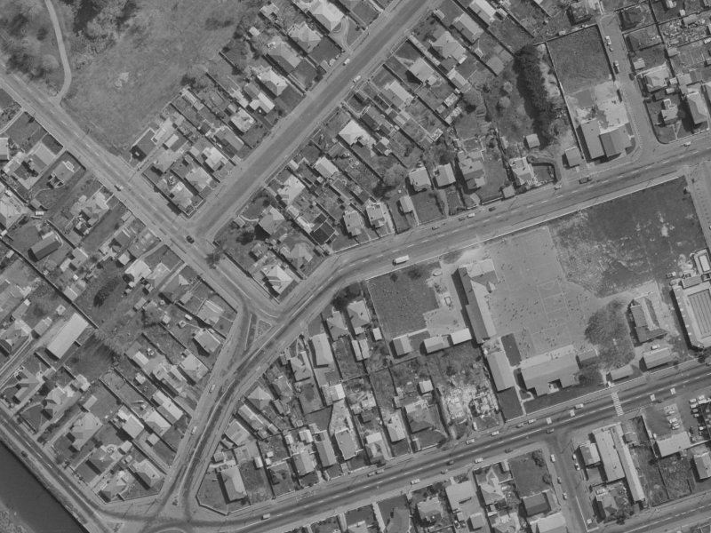 110 Hawke Street from the air, 1970-1974