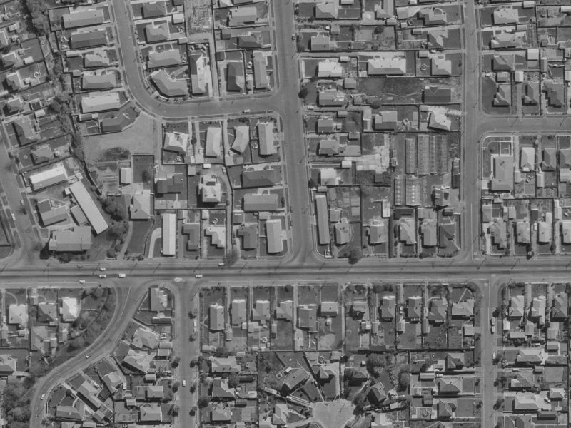 3A Quinns Road from the air, 1970-1974