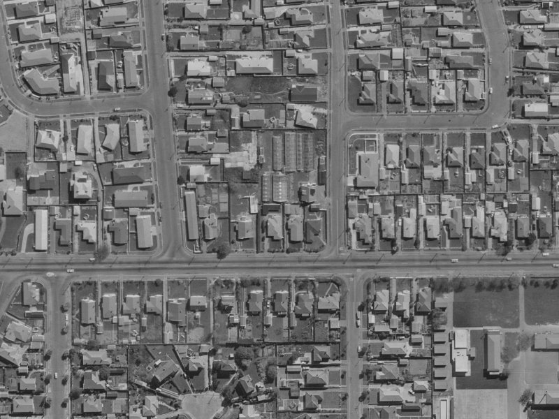 7 Hope Street from the air, 1970-1974