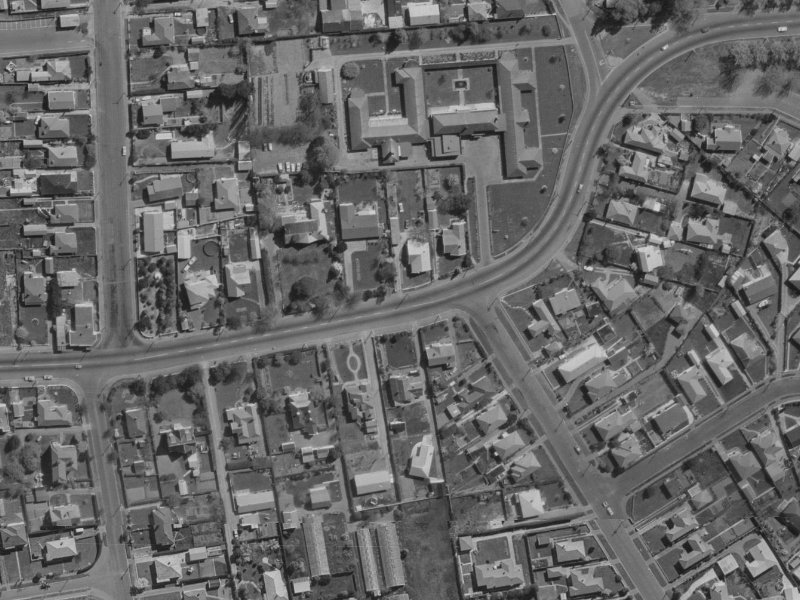 37 New Brighton Road from the air, 1970-1974