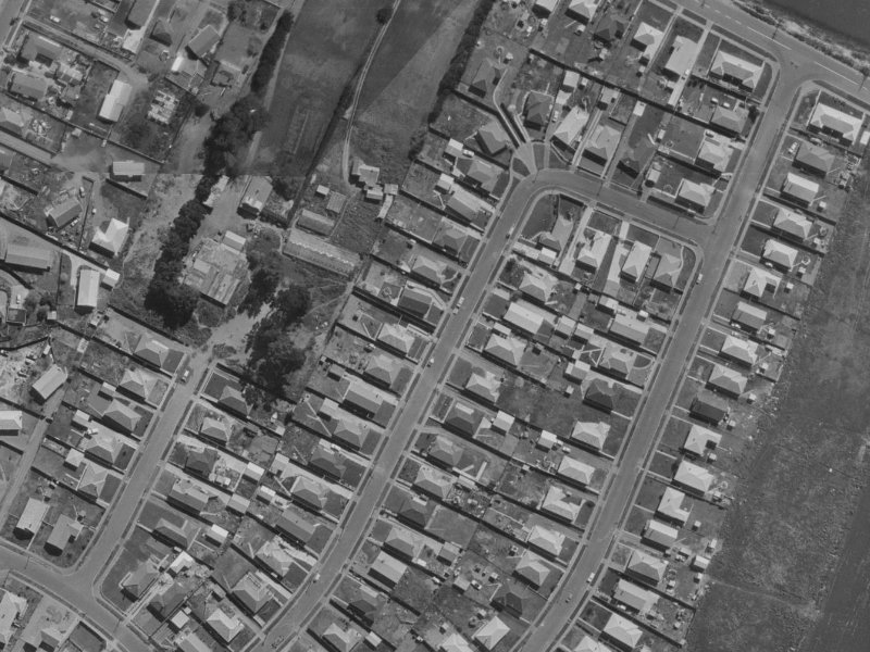 25 Warblington Street from the air, 1970-1974