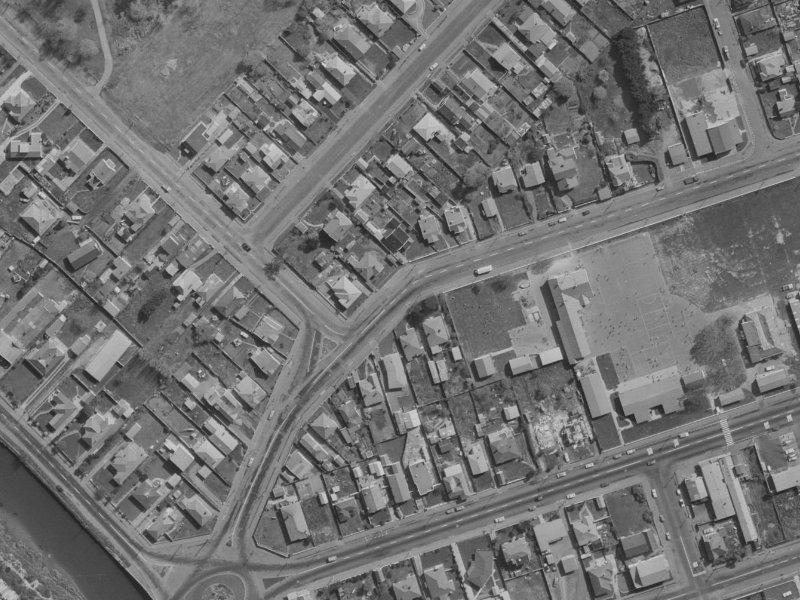 118 Hawke Street from the air, 1970-1974