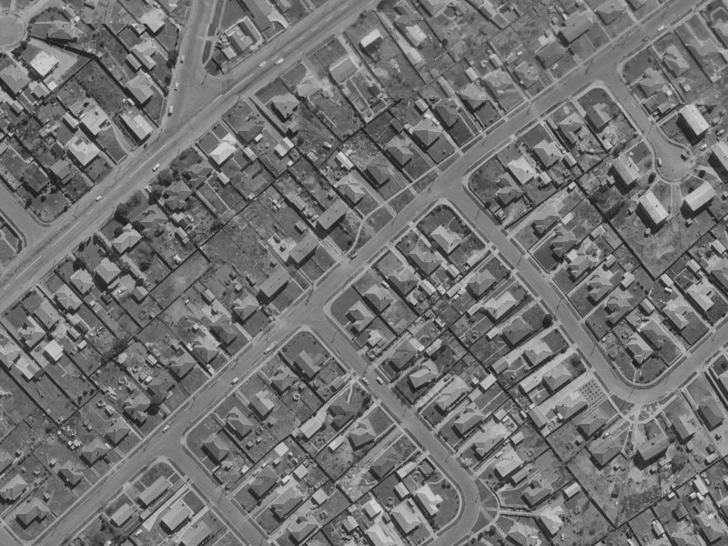 28 Basingstoke Street from the air, 1970-1974
