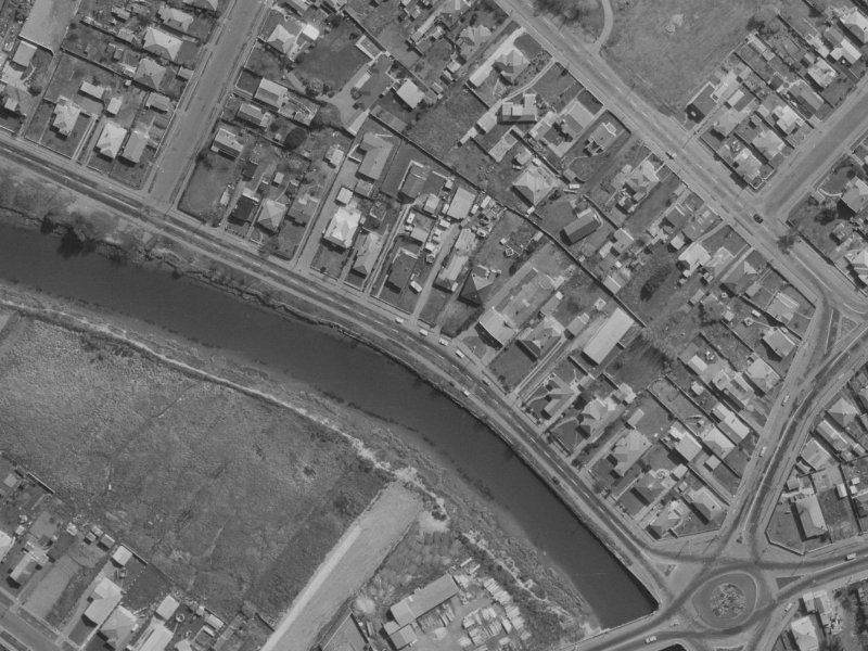556 New Brighton Road from the air, 1970-1974
