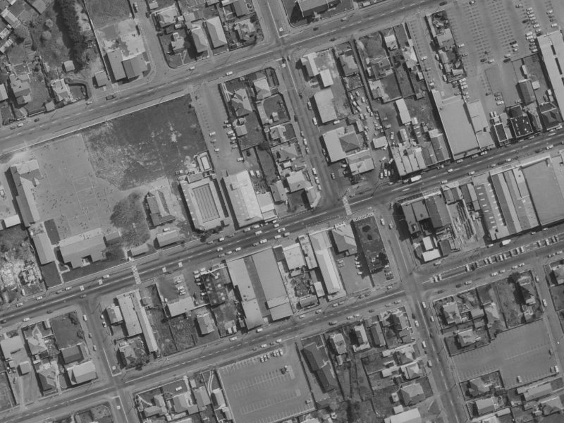 110 Seaview Road from the air, 1970-1974