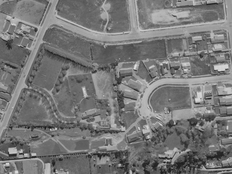 15 Swithland Place from the air, 1970-1974
