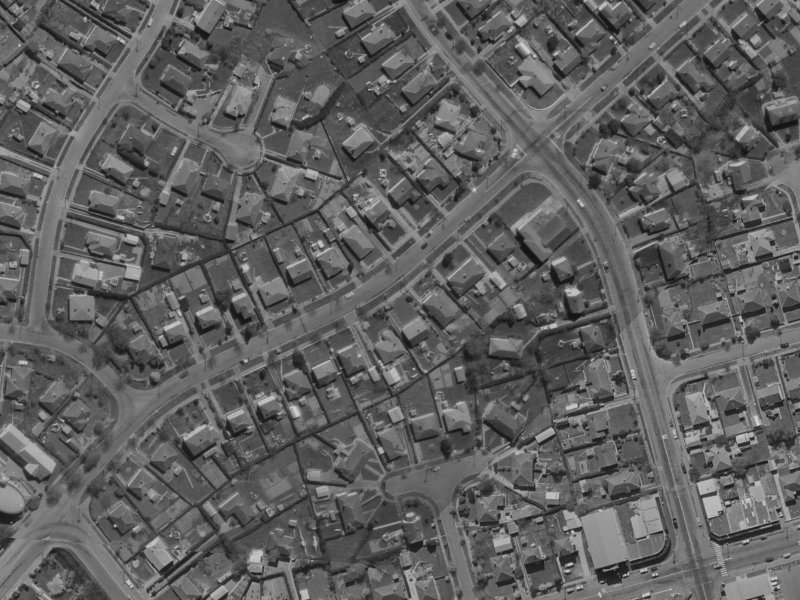 169 Aorangi Road from the air, 1970-1974