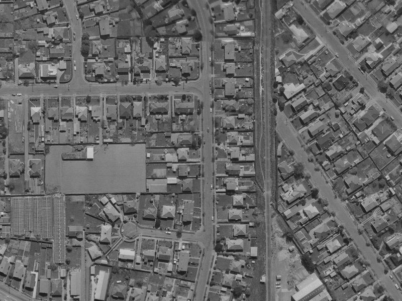 15 Westholme Street from the air, 1970-1974