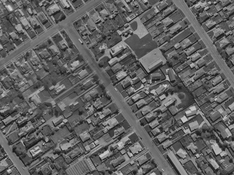 52 Somme Street from the air, 1970-1974