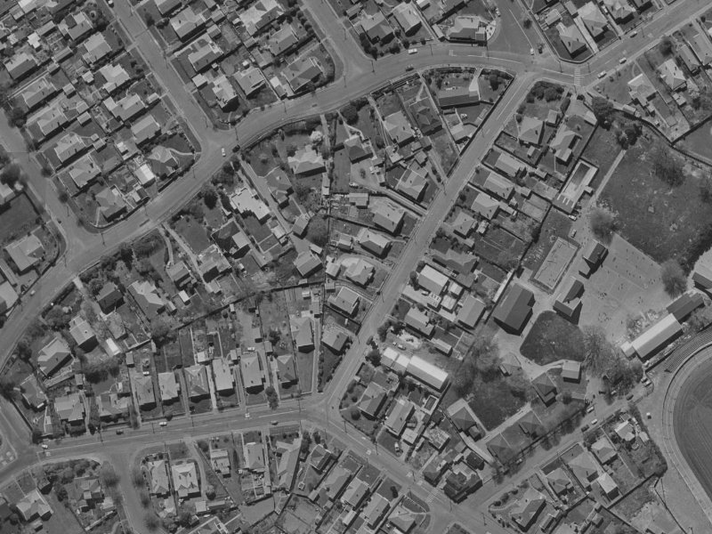 17 Courtenay Street from the air, 1970-1974