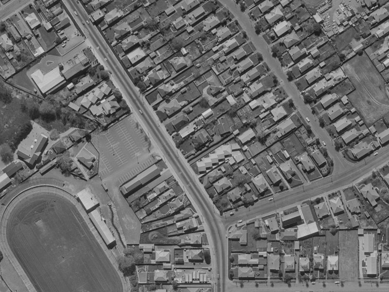 112 Cranford Street from the air, 1970-1974