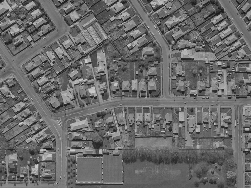 23 Warrington Street from the air, 1970-1974