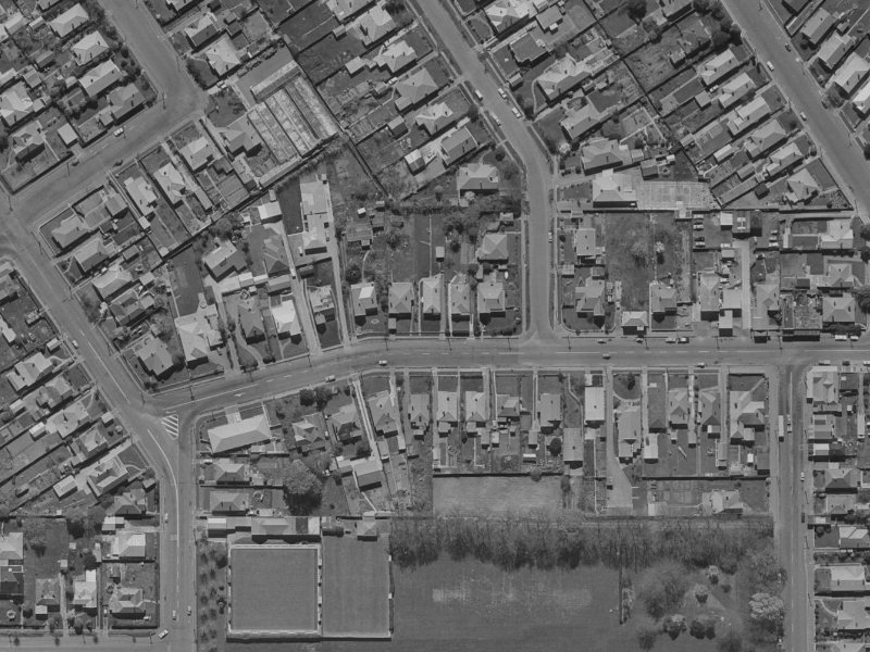 25 Warrington Street from the air, 1970-1974