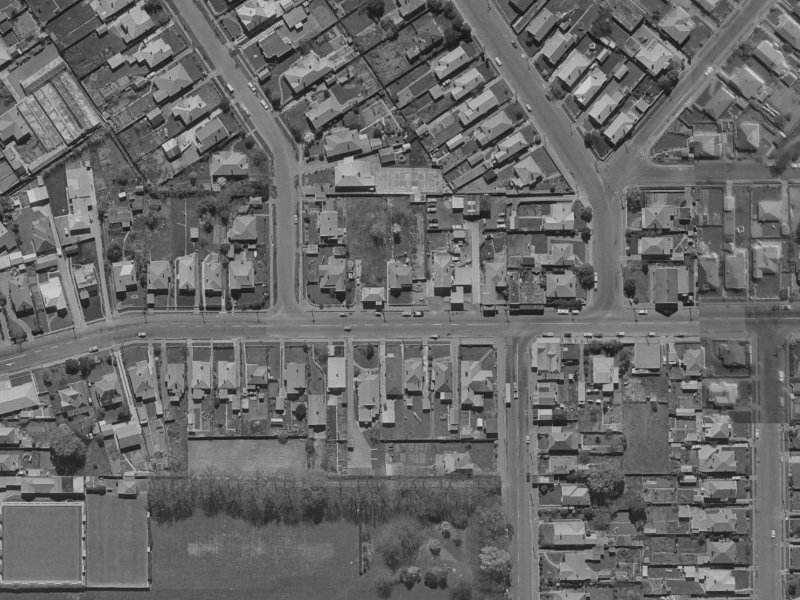 45 Warrington Street from the air, 1970-1974