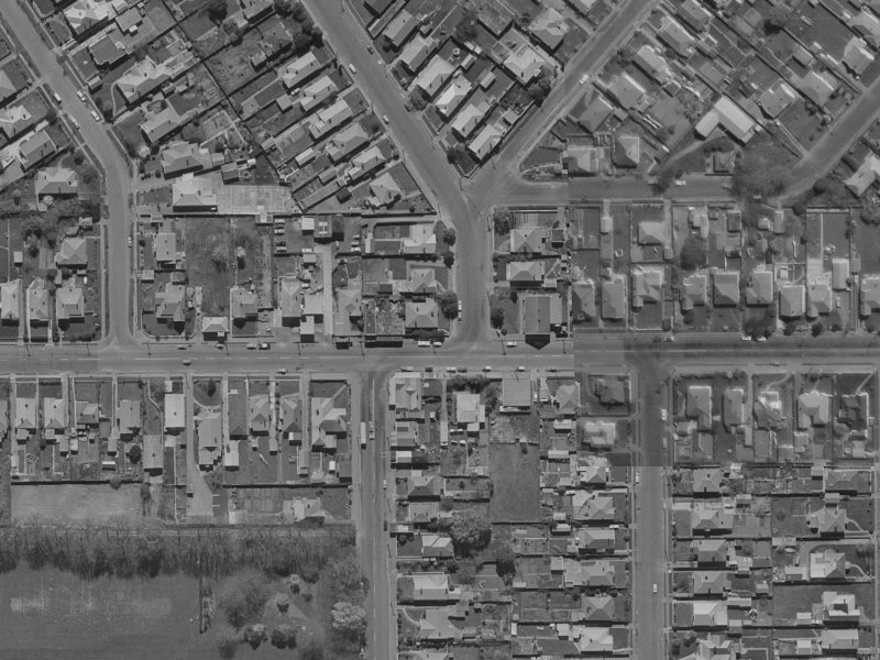 57 Warrington Street from the air, 1970-1974