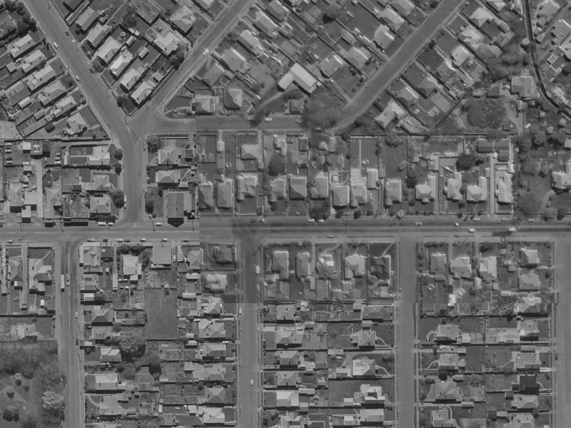 79 Warrington Street from the air, 1970-1974
