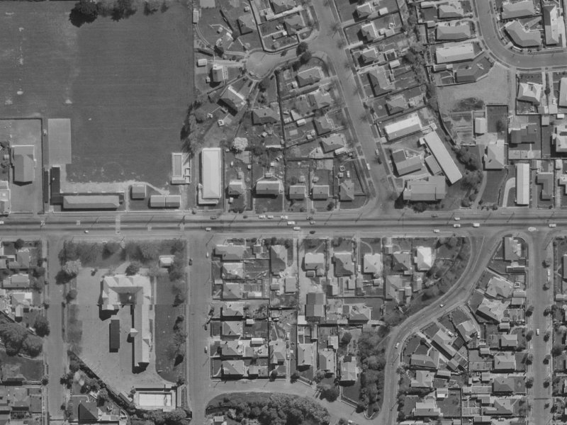 19 Shirley Road from the air, 1970-1974