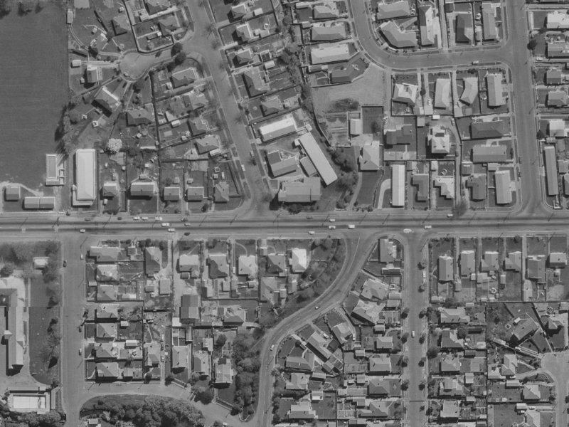 25 Shirley Road from the air, 1970-1974
