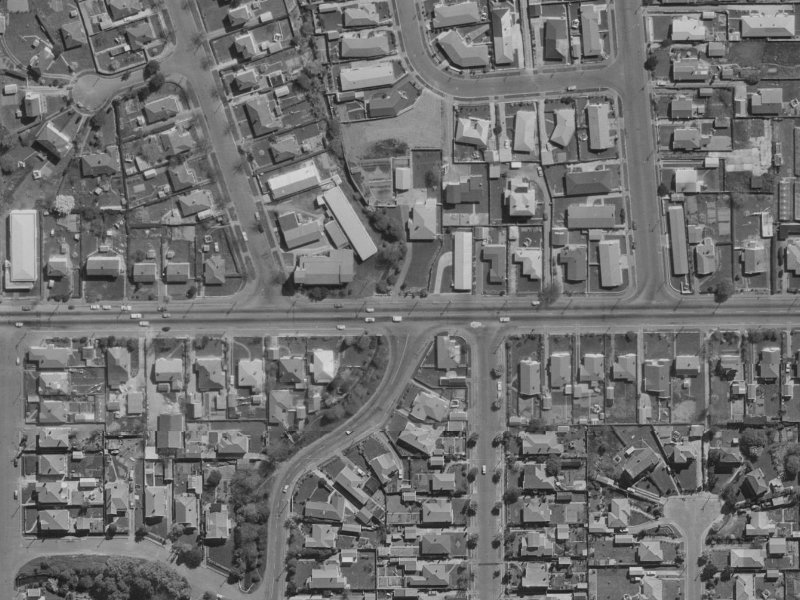 27 Shirley Road from the air, 1970-1974