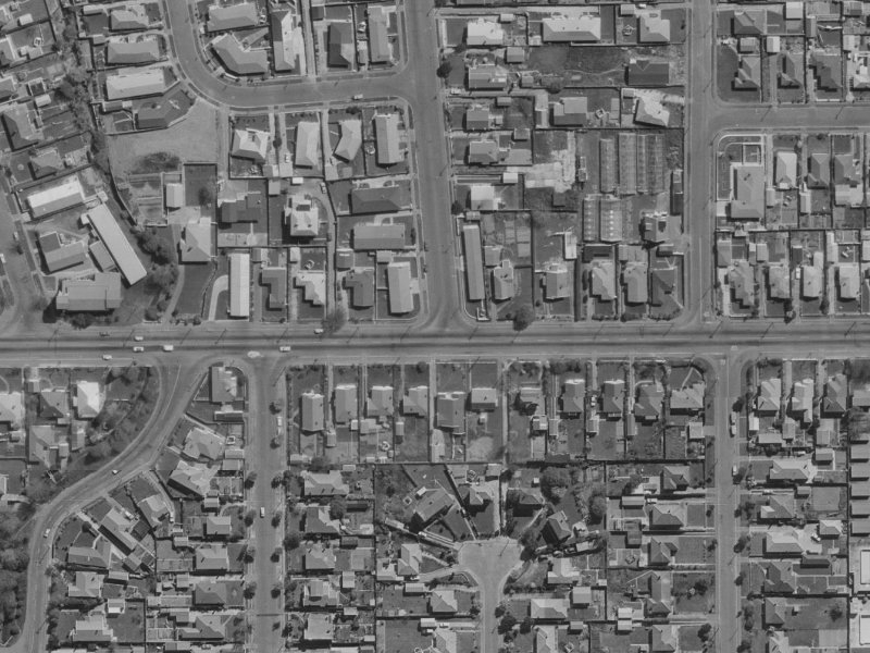 1 Quinns Road from the air, 1970-1974
