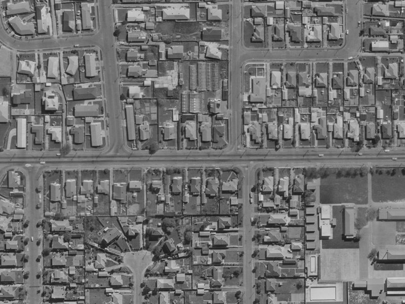 49 Shirley Road from the air, 1970-1974