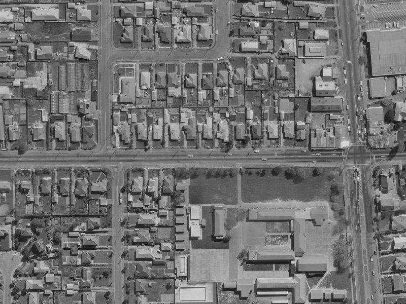 65 Shirley Road from the air, 1970-1974
