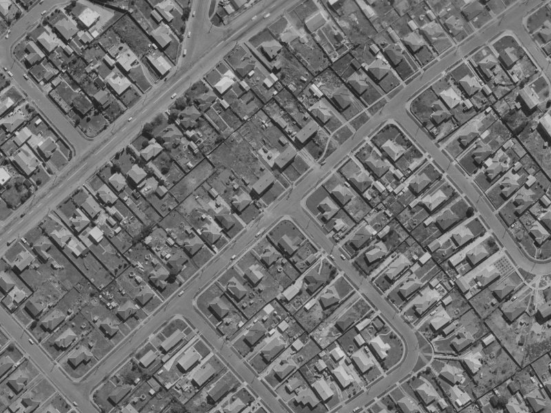 21 Basingstoke Street from the air, 1970-1974