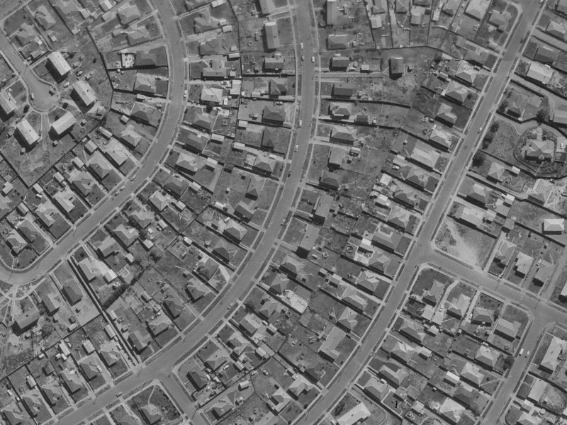 130 Hampshire Street from the air, 1970-1974