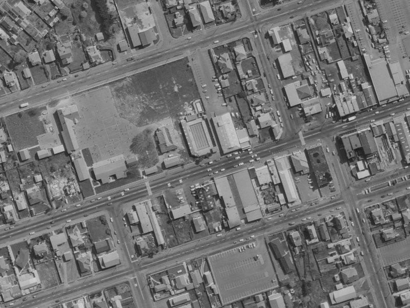 116 Seaview Road from the air, 1970-1974