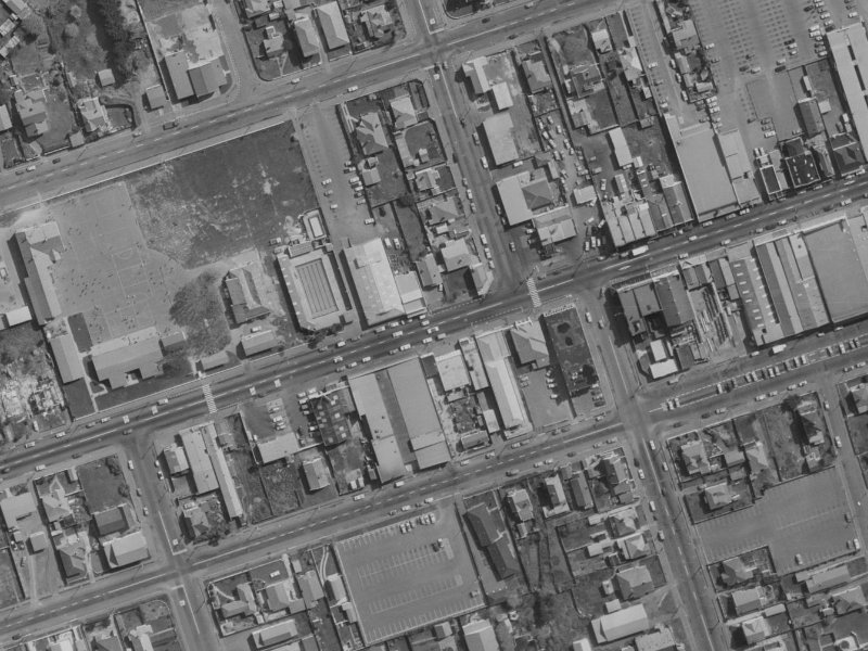 110-112 Seaview Road from the air, 1970-1974