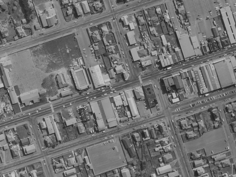 121 Seaview Road from the air, 1970-1974