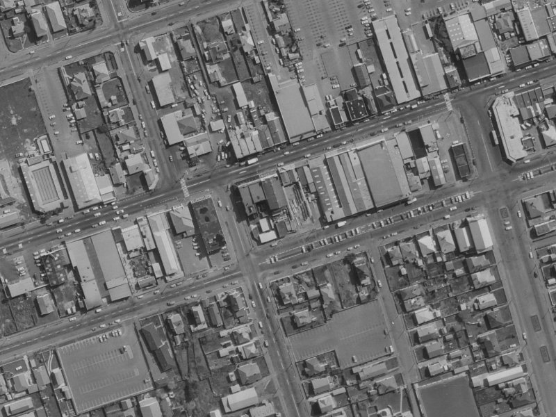 121 Brighton Mall from the air, 1970-1974